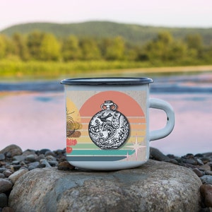 Retro, Goth, Throwback, Hippy, Punk, 70s style “Coffee Time” Mug Wrap download