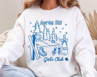 Après-ski trui Après-ski sweater gezellige winterkleding cadeau voor skiliefhebbers Après-ski-outfit Snow Day trui Skitrui