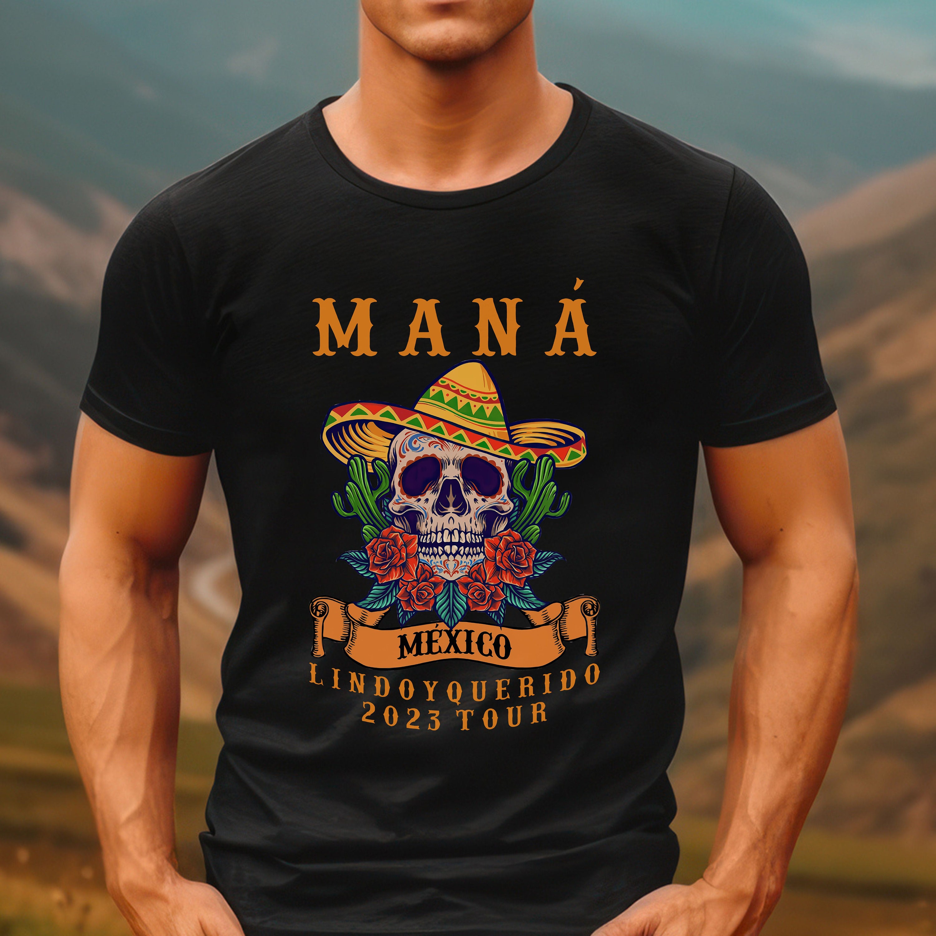 Maná Mexico Lindo Y Querido Shirt Maná Tour 2023 Camiseta Mana Mexico
