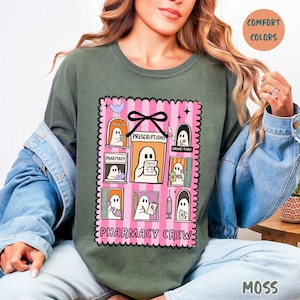 Pharmacy halloween Trending now Spooky Season shirt Pharmacy shirt Pharmacy tech shirt Healthcare Worker Gift Pharmacy Tech gifts Pharmacist