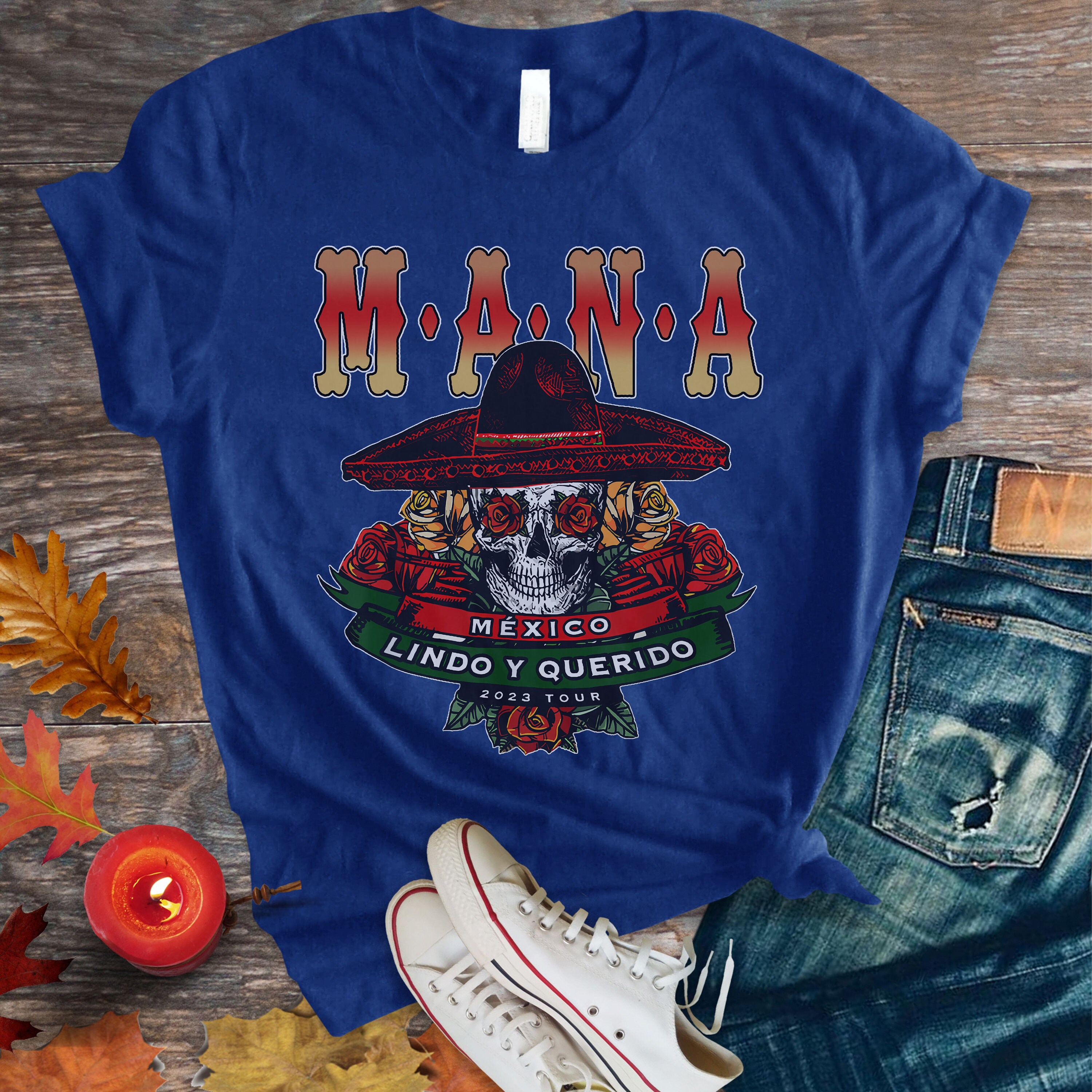 Maná Mexico Lindo Y Querido Shirt Mana Gift for Mana Fans Mana Gira De