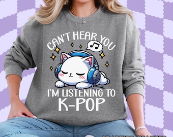 Kpop Sweatshirt k-pop hören Geschenk kpop Bias kpop Pullover kpop Veranstaltung Geschenk kpop Kleidung kpop Geschenke kpop Fan Geschenk für kpop-fans