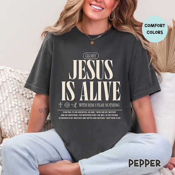 Christian easter shirt Religious Easter Jesus Shirt Jesus is King He is Risen shirt Resurrection shirt Faith Gift Church apparel