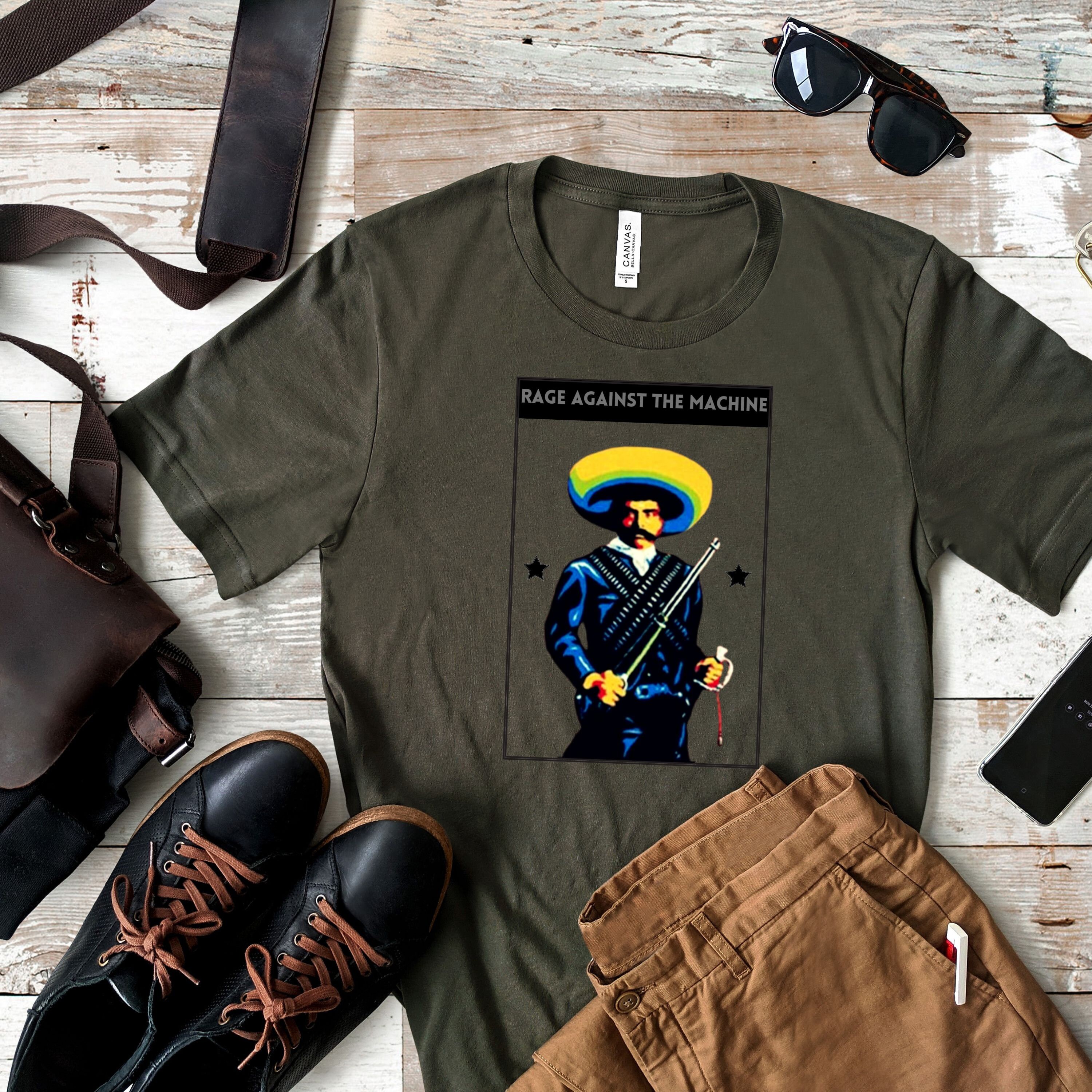 Emiliano Zapata T-shirt Mexican Revolution Shirt Mexican 
