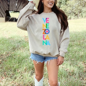 Sweatshirt Venezuela Pull Venezuela Cadeau pour les Vénézuéliens Cadeau Bandera de Venezuela Orgullo Venezuela Cadeau de Noël Ami vénézuélien