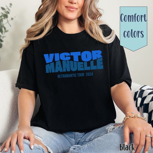 Victor Manuelle Shirt Victor Manuelle Tour 2024 Victor Manuelle Gira de Conciertos 2024  Retromantic Tour 2024 Gift for Victor Manuelle Fans