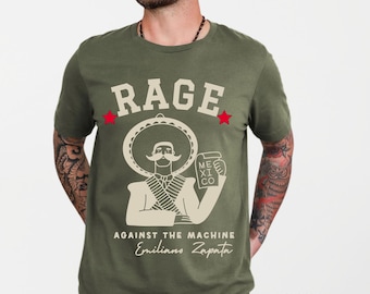 Mexican Revolution Shirt Mexican Protest Rage Against the Machine Activist Shirt Protest shirt Political Movement Emiliano Zapata Shirt