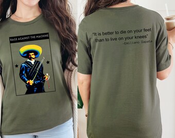 Emiliano Zapata T-shirt Mexican Revolution Shirt Mexican