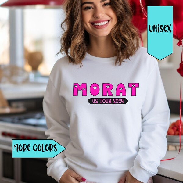 Morat  US Tour 2024 sweater Morat Band Fan Shirt Morat 2024 tour shirt Si Ayer Fuera Hoy tshirt Latin boyband sweatshirt Gift for Morat fans