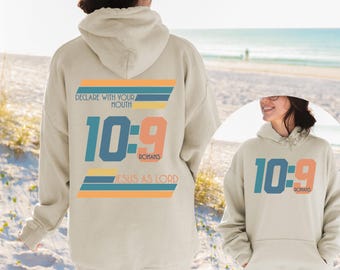 Trending Hoodies Religious Christian Clothes Jesus Saves hoodie Love Like Jesus Bible Verse Christian Hoodie Bible Verse Romans 10:9 Jesus