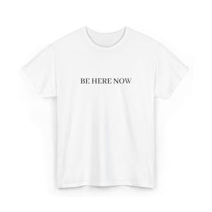 Mindfulness Unisex Cotton Tee - Inspirational, Relaxed Fit Shirt for Everyday Wear, Be Here Now Reminder, Gifts for Him/Her, [...]