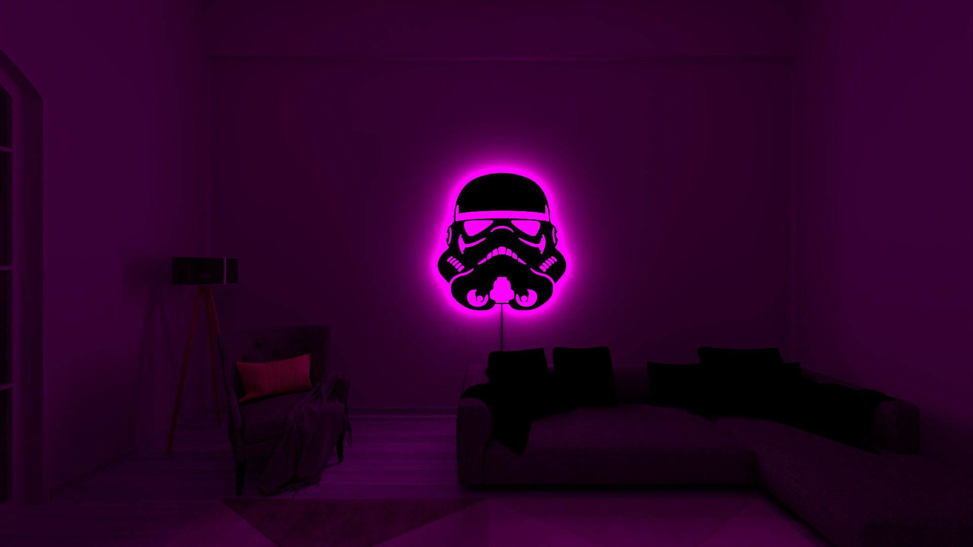 Star Wars Wall Art Darth Vader Wall Art Movie Wall Decor Etsy
