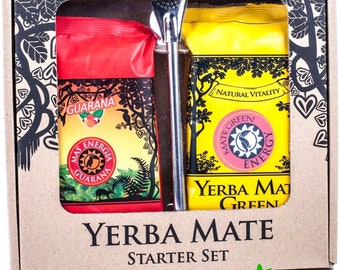 Yerba Mate - Starter Set / 2 x Yerba Mate - MAS Guarana Energy & Energy Kit 2 x 50g / 2 x 1.76 OZ - Perfect Gift