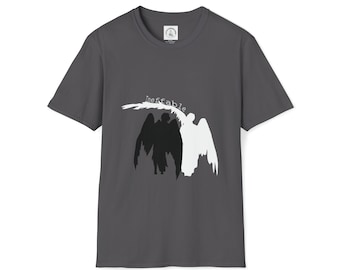 Good Omens Unisex T Shirt, Clothes Ineffable Crowley Aziraphale Wing Scene Art Movie Shirt, Graphic Shirt, TV