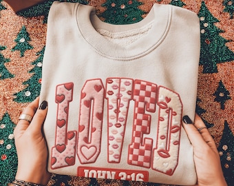 Love Like Jesus Sweatshirt, Christian Crewneck, Religious Gift