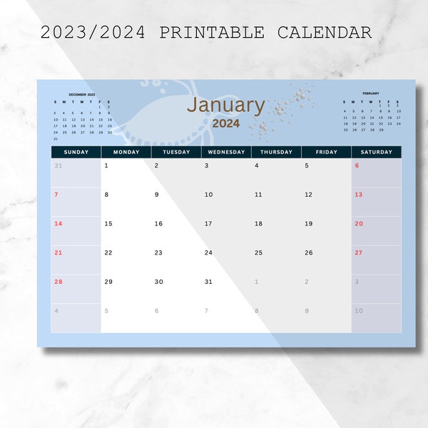 Marine Calendar 2024 Etsy