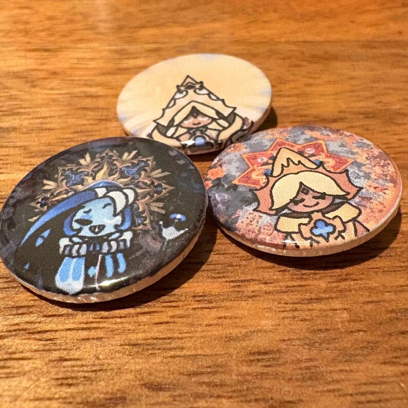 COOKIE RUN KINGDOM Pure Vanilla Shadow Milk Badges - Etsy