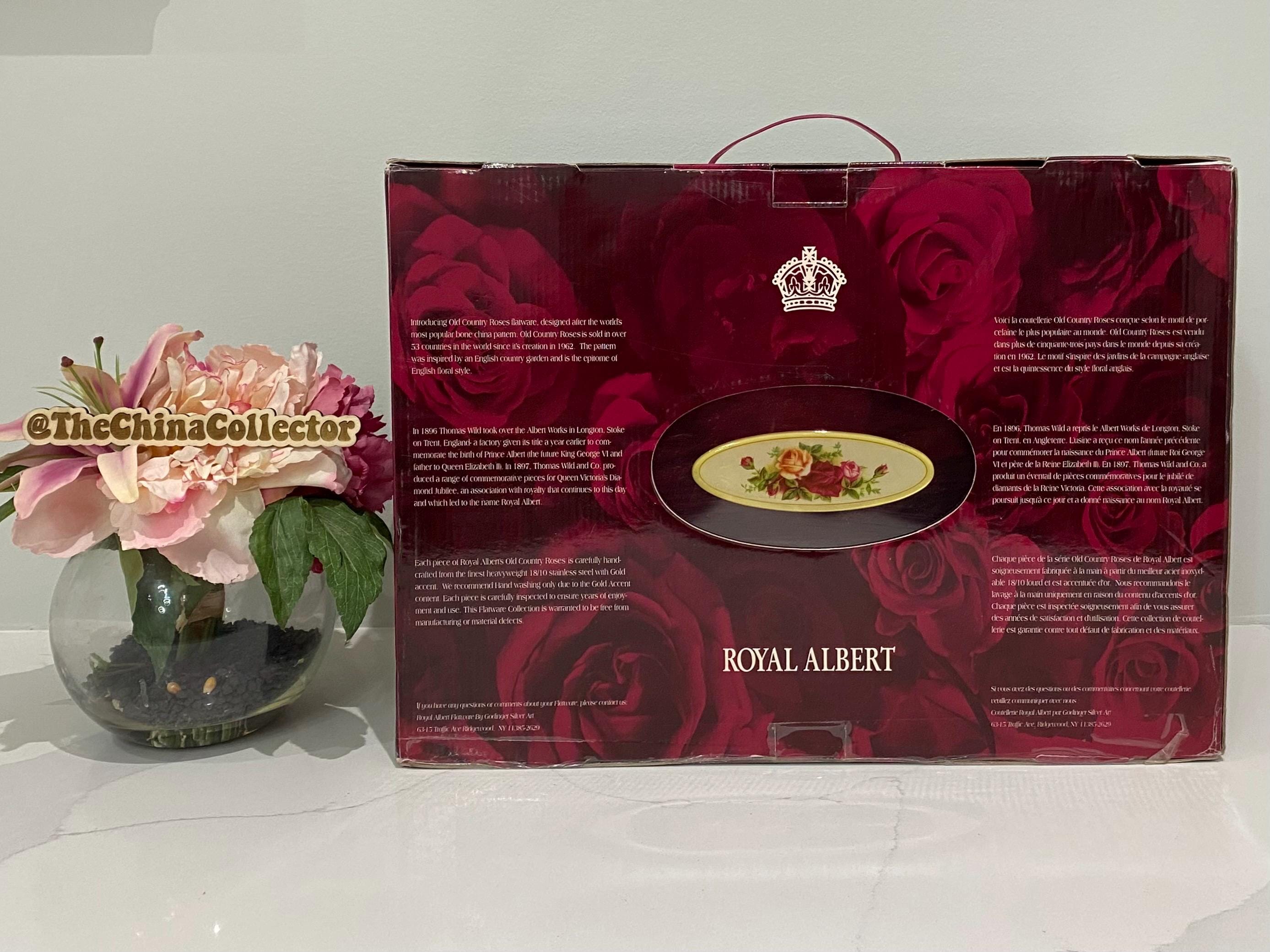 Royal Albert Old Country Roses Cutlery Set: 45-piece