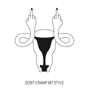 Non limitare il mio stile, divertente arte minimalista dell&#39;utero