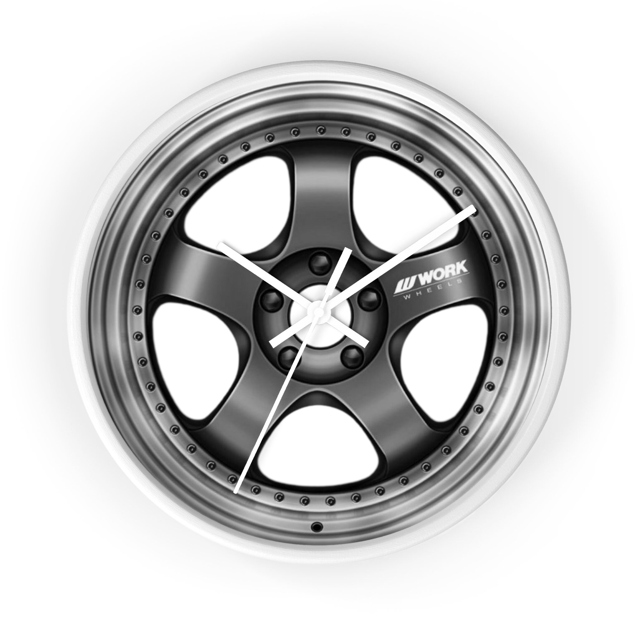 Work Meister Wheel Wall Clock JDM Wheel Wall Clock Garage Etsy