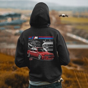 Tribute E30 BMW M3 Hoodie, BMW M3 Pullover, BMW M3 Hoodie, M Power ...