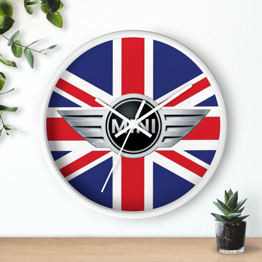 Tribute Mini Cooper Wall Clock Mini Cooper Wall Clock Garage Etsy