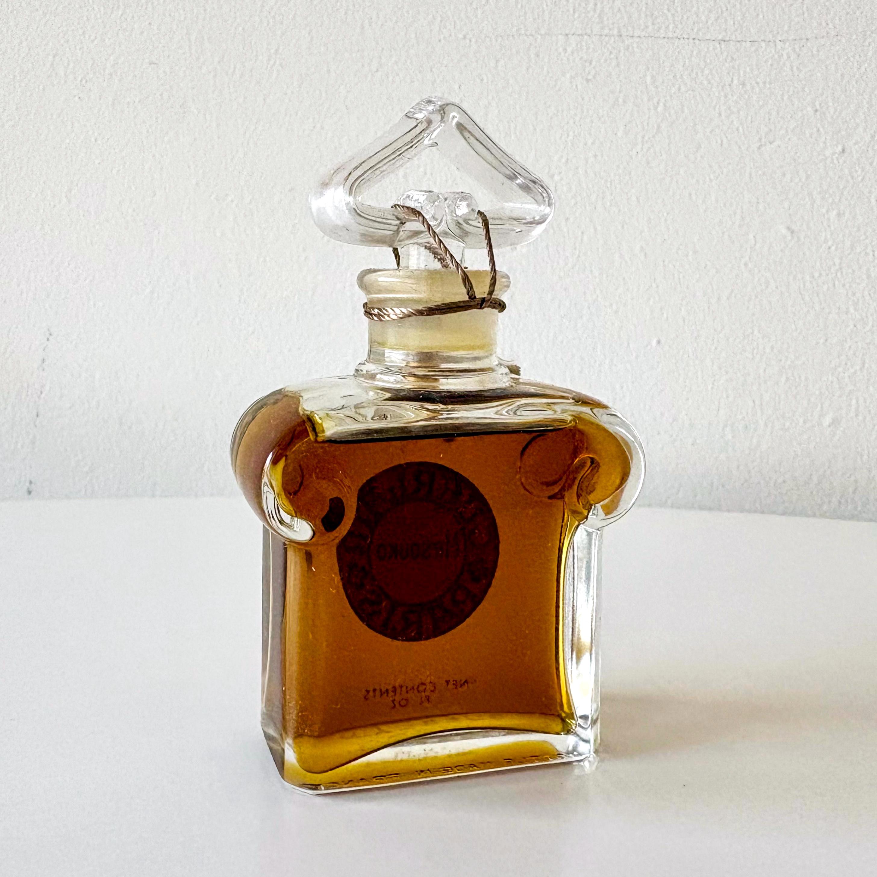 Vintage Guerlain Mitsouko Parfum 1oz Sealed Heart Bottle With