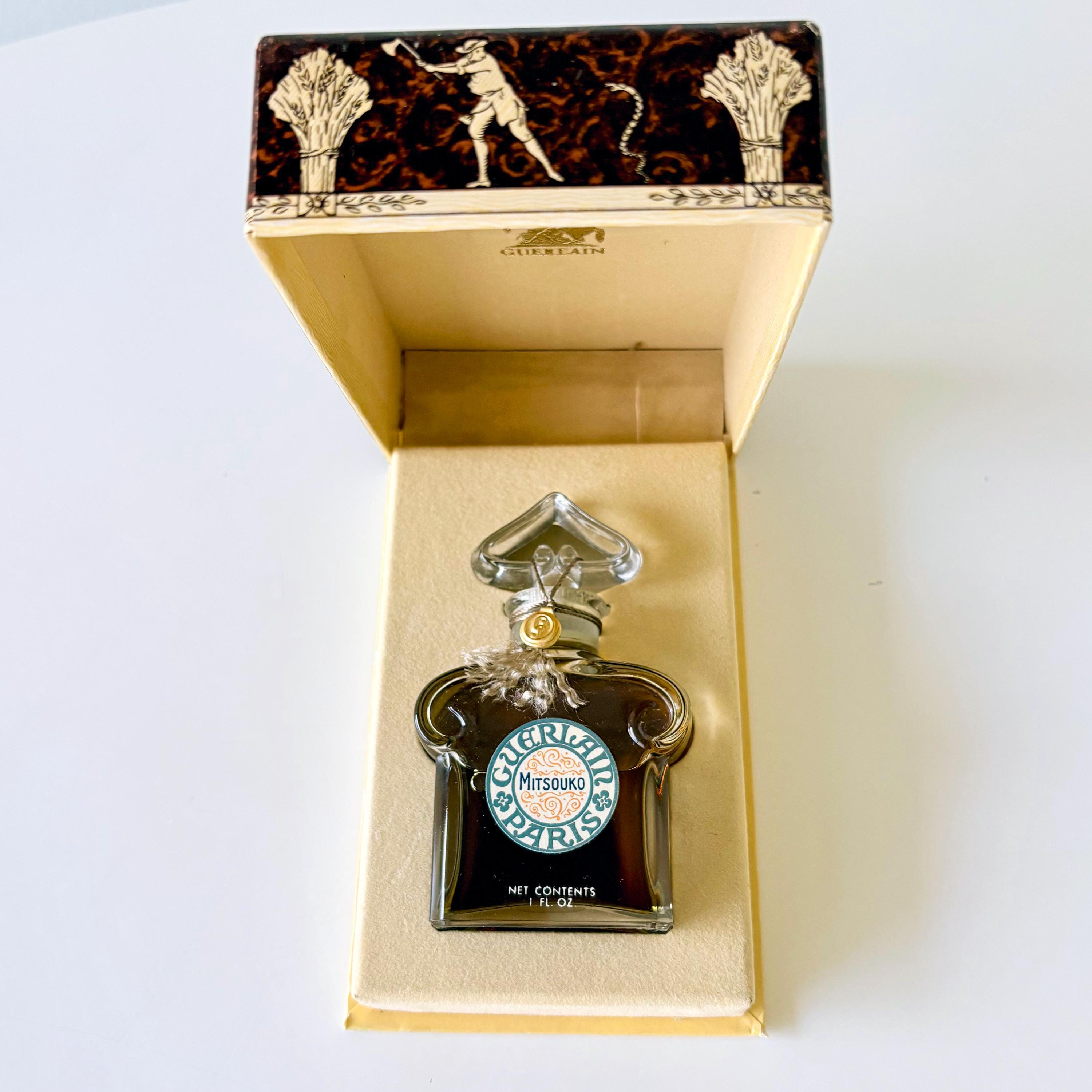 Vintage Guerlain Mitsouko Parfum 1oz Sealed Heart Bottle With