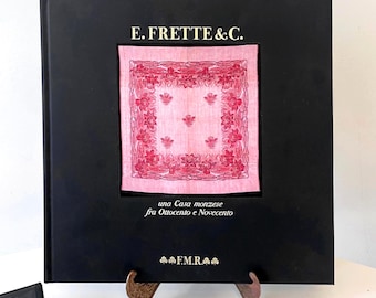 ヴィンテージ 1989 FMR E. Frette & C. 限定版 スリップケース入り モノグラフ、テキスタイル、ファッション、デザイン