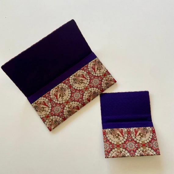 1960s Nishiki Brocade Wallet Set: Lion Hunting, T… - image 6