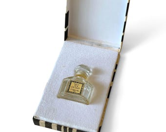 Vintage Guerlain Shalimar Mini Parfüm Flasche mit lila Box