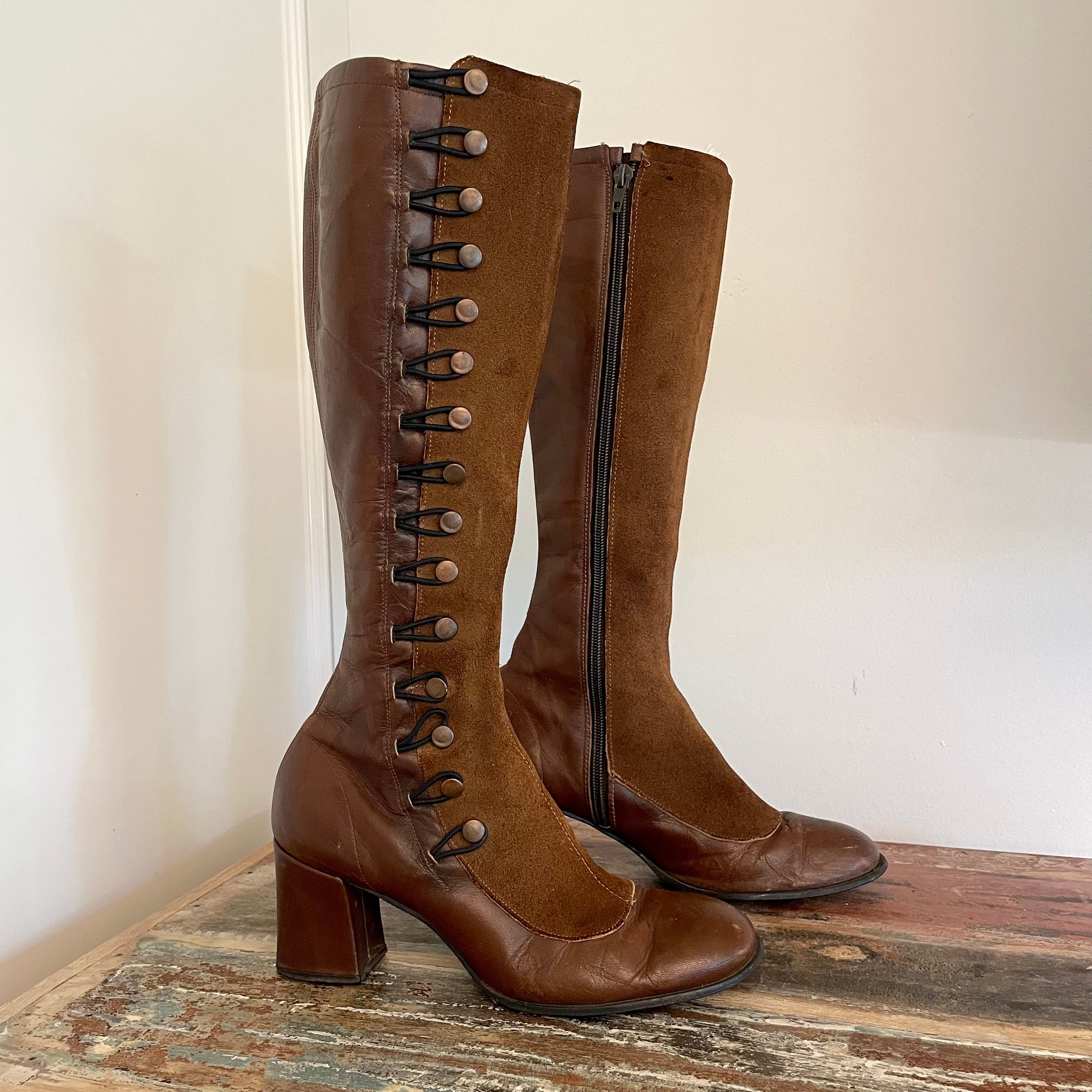 L2B 70s ボロ SCOVILL vintage L2B 70s ボロ SCOVILL vintage Vintage 70s Mod Velour Brown Stripe