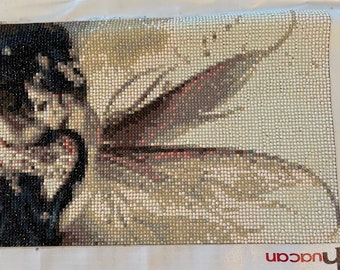 Pintura de diamante de ángel oscuro