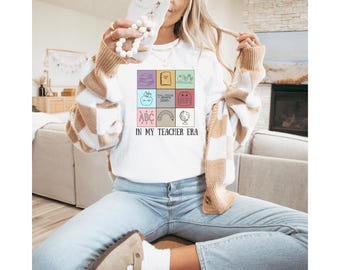 In My Teacher Era Shirt, Teacher Gift, Teacher Appreciation, Student Teacher Gift, Graduation Teacher Gift, Retro Teacher Shirt