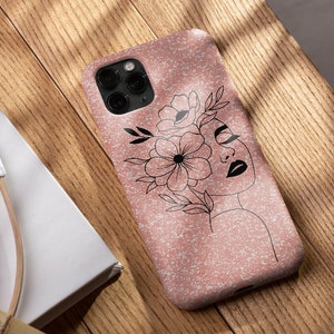 Pink Floral iPhone Case for Girls - Cute and Stylish Phone Cover