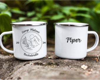 Kamp Vrijgezellenfeestcadeaus Kampvuurmokken Wandelhut Vrijgezellenfeestcadeaus Camping Vrijgezellenmokken Bruidsfeestmokken Aangepaste mok