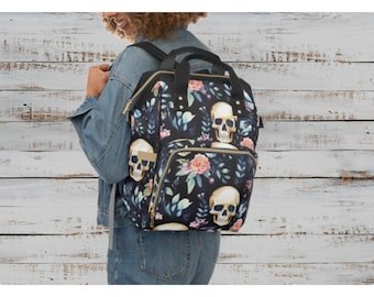 Bolsa de pañales gótica Mochila gótica Bolsa gótica Mochila para bebé Mochila de pañales Mochila gótica Bolsa de pañales Mochila para pañales