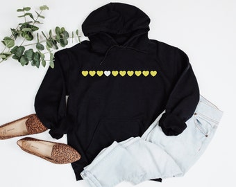 One in Ten Endometriosis Awareness Sweatshirt Endo Awareness Month Minimalist 1 in 10 Endo Hearts Shirt Endometriosis Gift Endo Warrior Tee