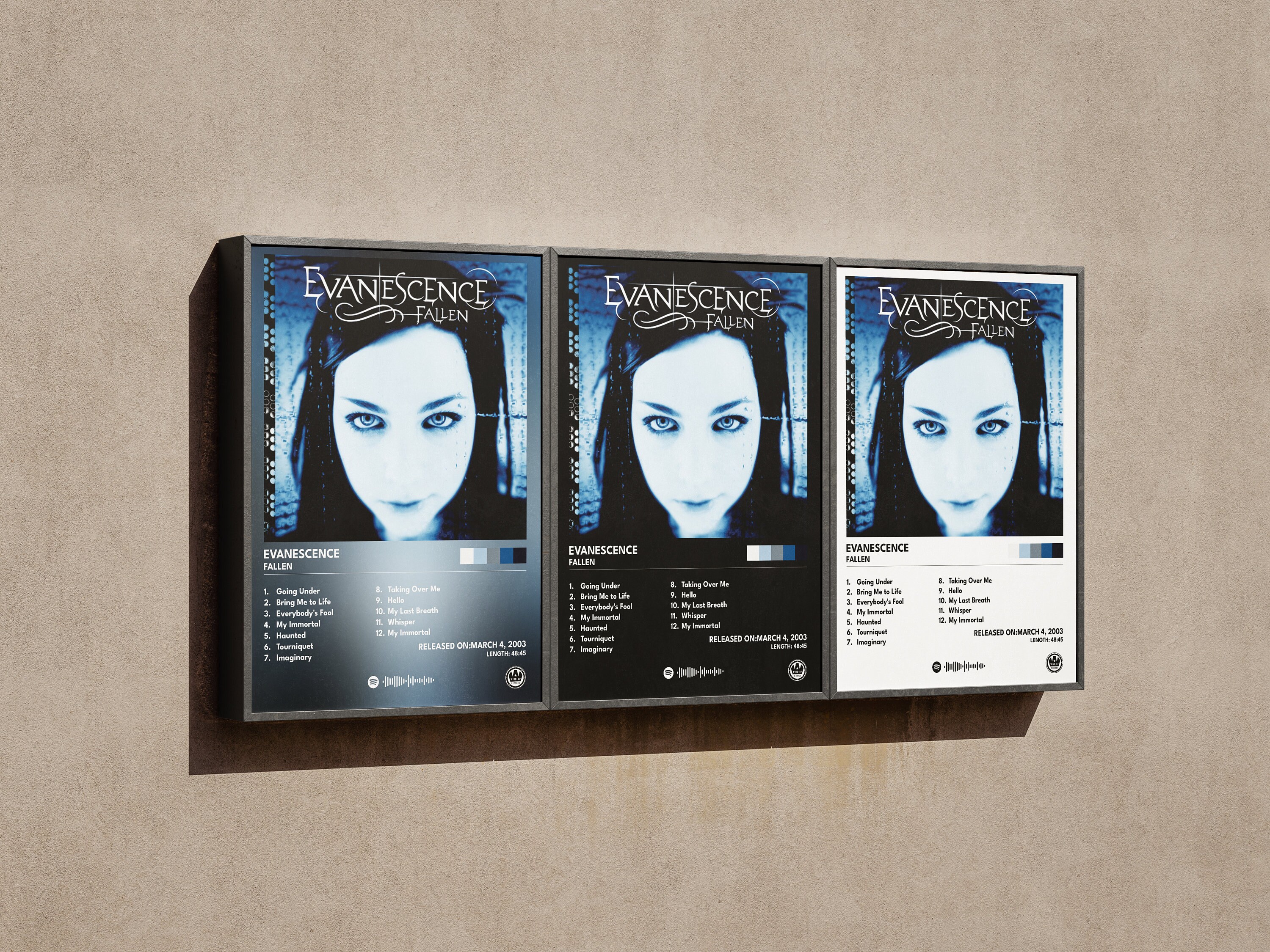 Evanescence Fallen Poster, Evanescence Gift Poster, Evanescence Fallen ...