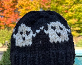 Haunted Hats Beanie | Child | Wool Acrylic Blend | Merino Wool | Ready to Ship |