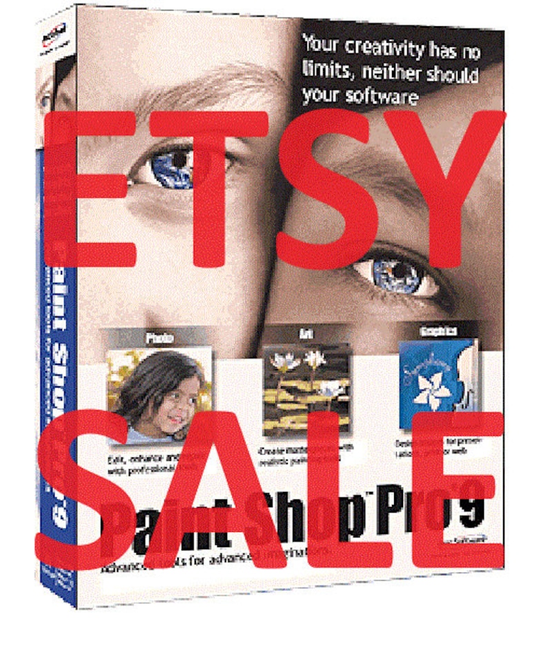 Jasc Paint Shop Pro 9 Etsy