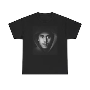 Canserbero Unisex Heavy Cotton Tee Face Photo Face Photo
