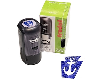 Self-Inking Stamp with Custom Text or Logo, Round
