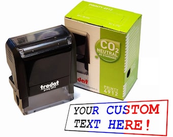 Self-Inking Stamp with Customizable Text