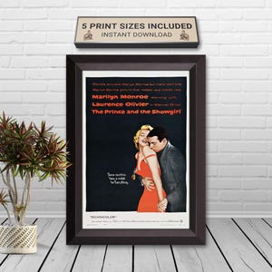 Marilyn Monroe Movie Poster: The Prince and the Showgirl (Digital Download)