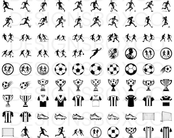 Soccer SVG Bundle - Soccer PNG Bundle - Soccer SVG Cut Files for Cricut - Soccer Clipart - Football Svg Bundle - Football Png Bundle