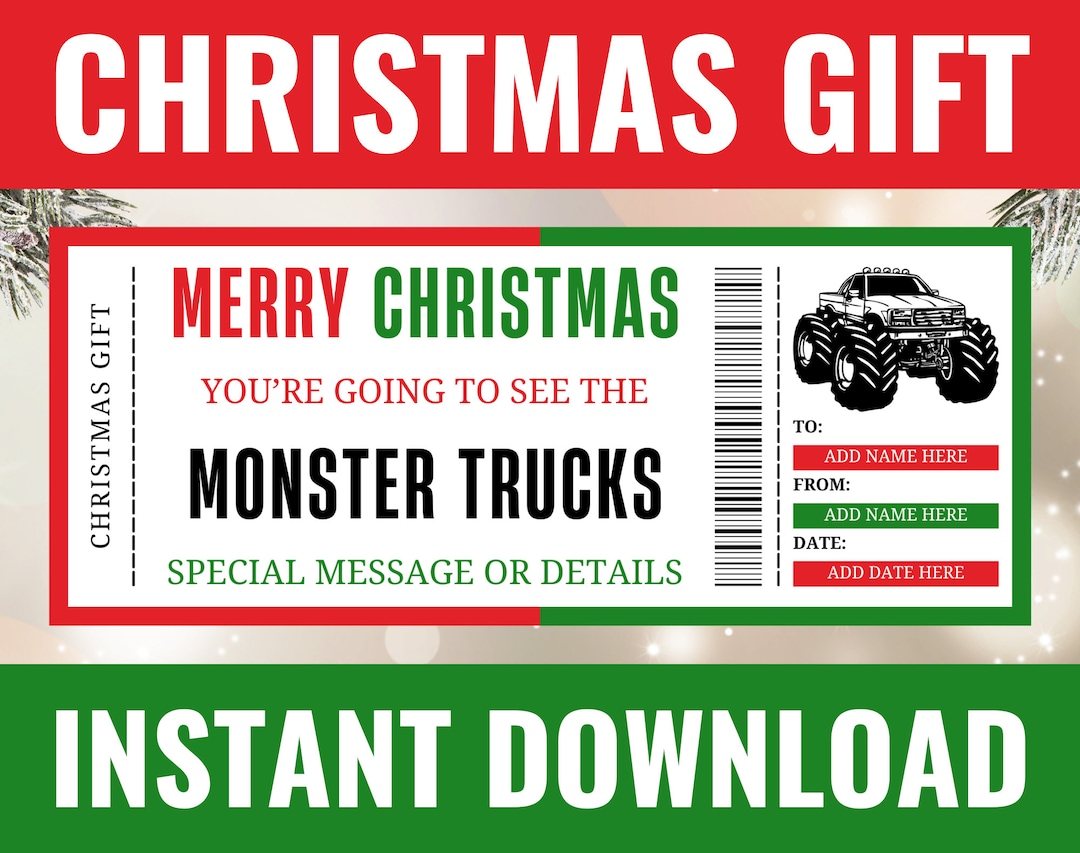 Christmas Monster Truck Ticket Christmas Monster Truck Gift Voucher christmas-monster-truck-ticket-christmas-monster-truck-gift-voucher