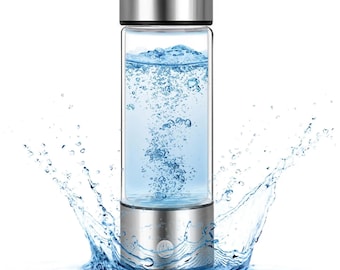 EnergizeH20 H2 Hydrogen Water Bottle | Portable Hydrogen Water Generator | Wayer Bottle | Ionized Hydrogen Alkaline Water