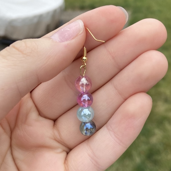 Dangling Bead Earrings