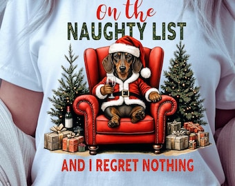 Funny Dachshund Christmas PNG, Dachshund Dog Mom Sublimation Design (Digital Download)